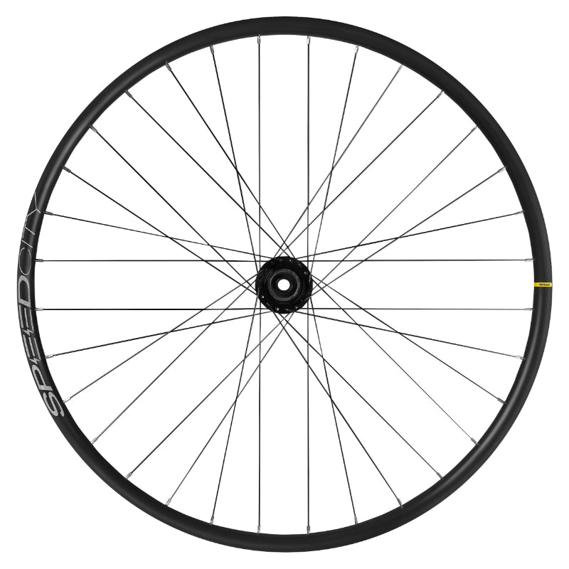 VTC WHEEL - CITY DISC 700 MAVIC SPEEDCITY REAR CASSETTE 11-10V CENTERLOCK TUBELESS READY THRU AXLE 12-142 BLACK RIM 622-25