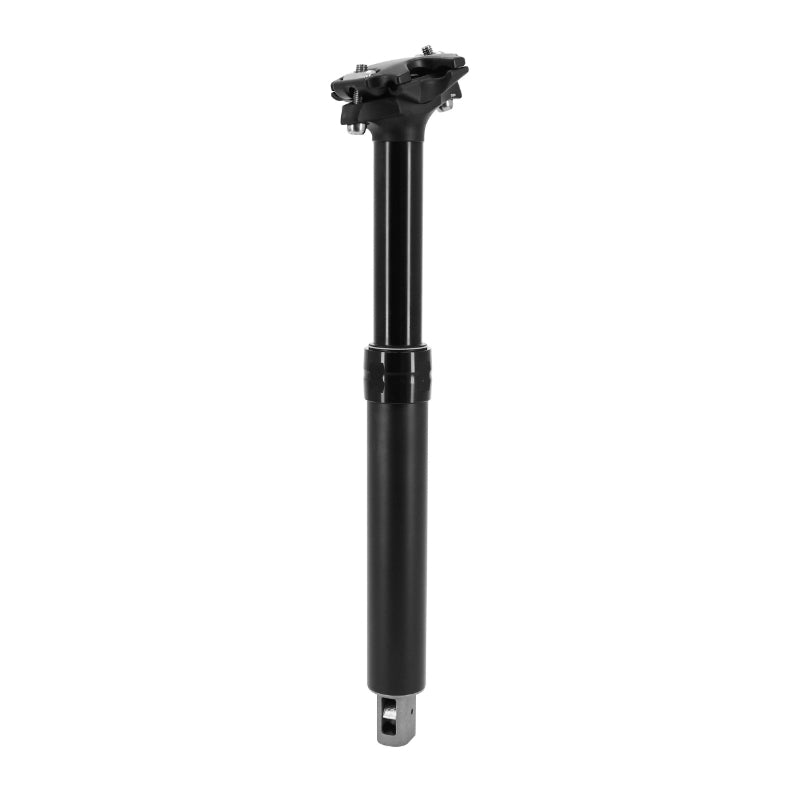 TIGE DE SELLE VTT TELESCOPIQUE DROPPER AIR - HUILE ALU NOIR DIAM. 30.9  L396mm (REGLAGE PAR CABLE INTERNE DEBATTEMENT 125mm) MANETTE COMMANDE AU CINTRE