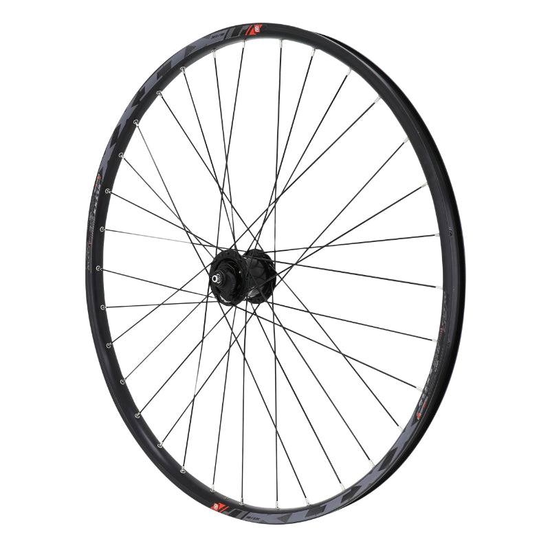 ROUE VTT DISQUE BLOCAGE 29" KLIXX DOUBLE PAROI AVANT NOIR MOYEU SHIMANO CENTERLOCK DYNAMO 6 VOLT-3W - CPK - JANTE 23C 32 RAYONS