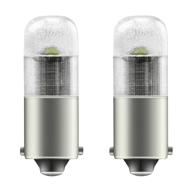 AMPOULE-LAMPE A LED 12V 0,8W CULOT BA9s 6000K ECLAIRAGE BLANC FROID NORME T4W LEDRIVING (CLIGNOTANT) (BLISTER DE 2)  -OSRAM-