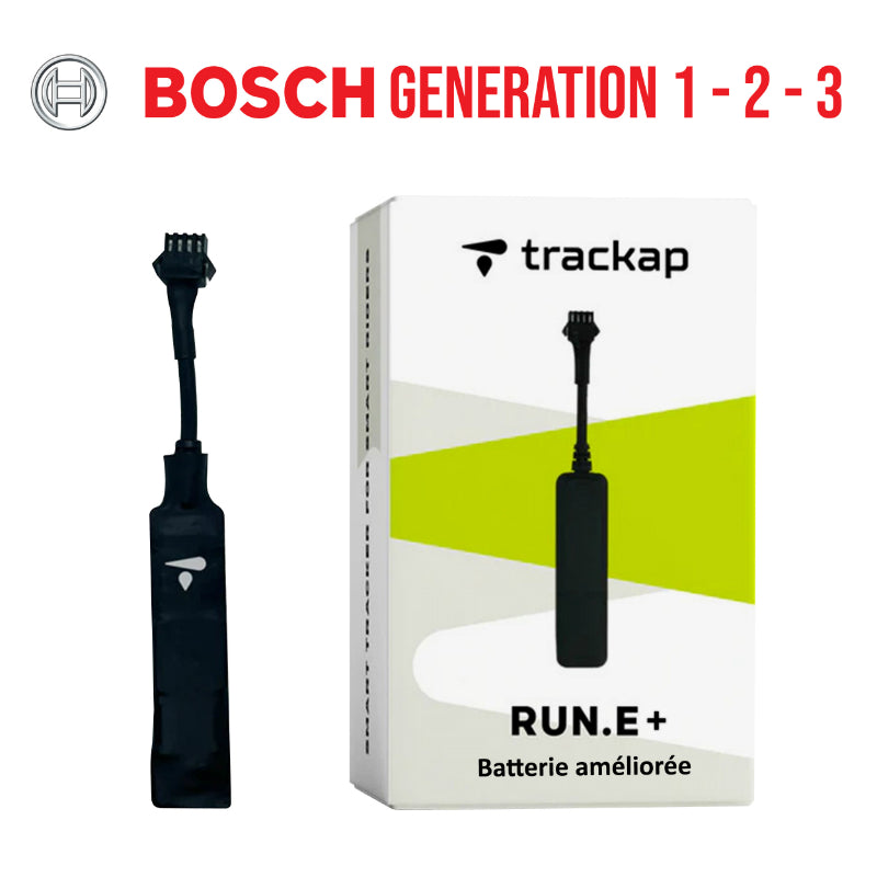 TRACKER - TRACEUR - DISPOSITIF DE SECURITE TRACKAP GPS RUN E+ 2023 COMPATIBLE BOSCH GENERATION 1-2-3 avec 1 an abonnement base