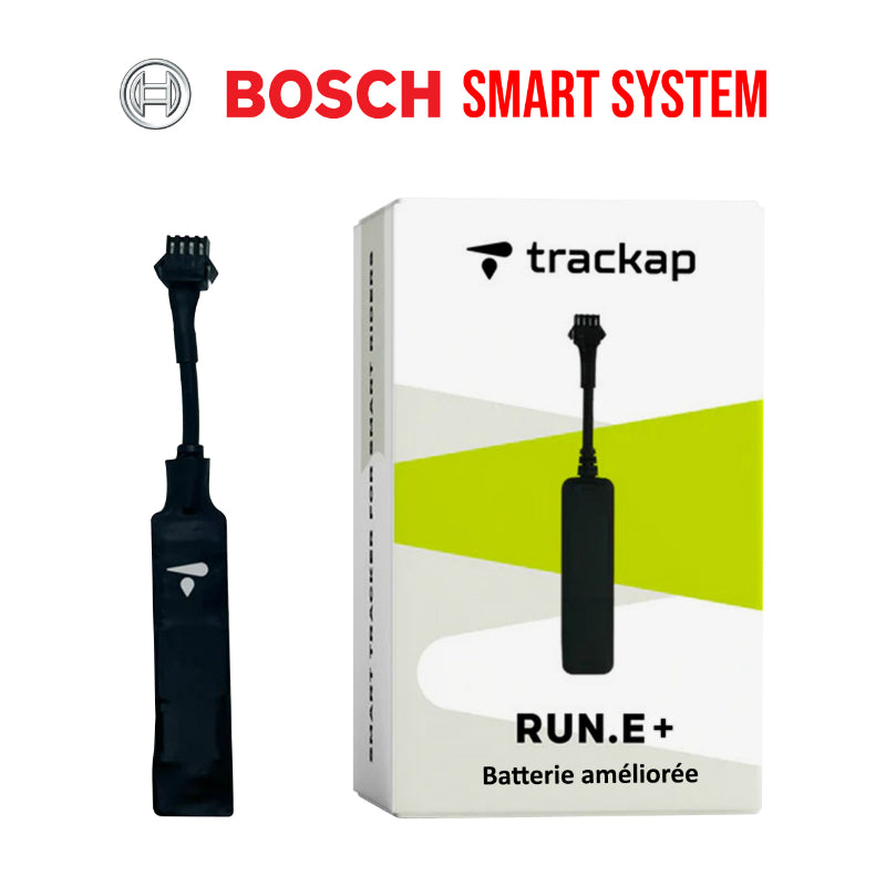 TRACKER - TRACEUR - DISPOSITIF DE SECURITE TRACKAP GPS RUN E+ 2023 COMPATIBLE BOSCH SMART SYSTEM (750wh) avec 1 an abonnement base