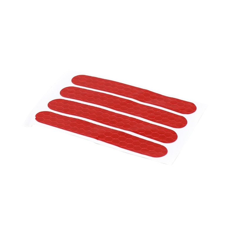 AUTOCOLLANT REFLECHISSANTS POUR TROTTINETTE NINEBOT MAX G30 ROUGE  -SELECTION P2R-