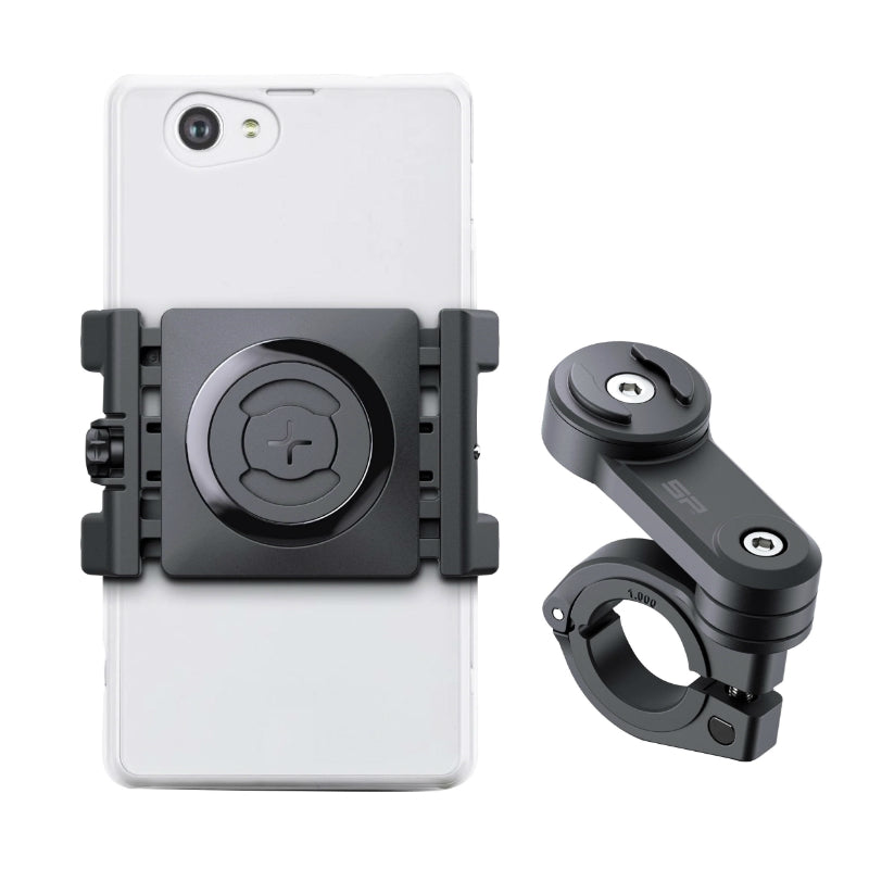 SMARTPHONE-PHONE MOTORCYCLE HOLDER SP CONNECT LT PACK-KIT UNIVERSAL FIXATION BLACK SPC+