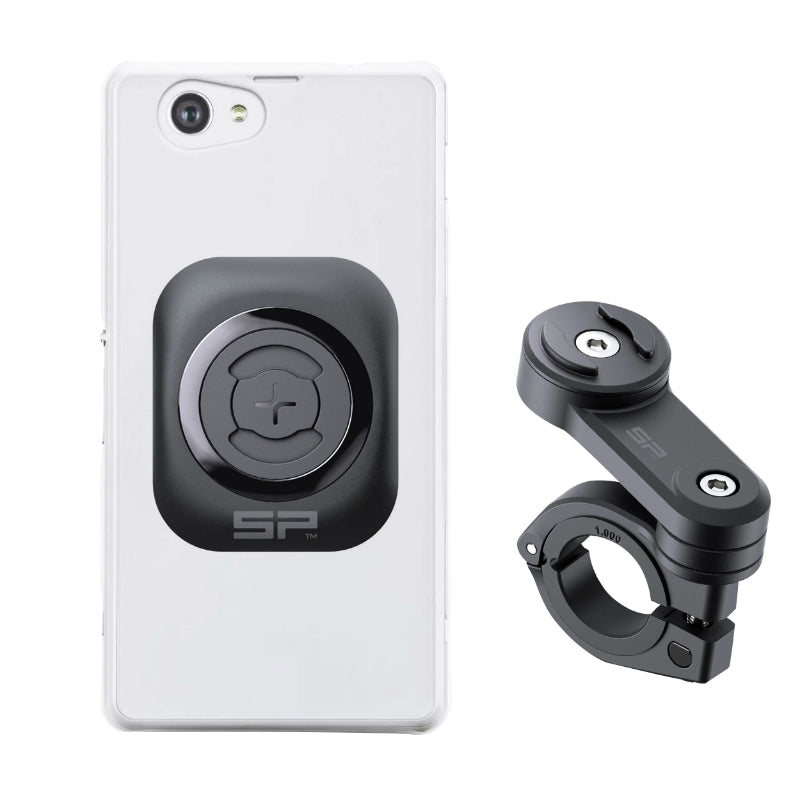 SP CONNECT LT MOTORFIETS SMARTPHONE-TELEFOONHOUDER PACK-KIT UNIVERSELE INTERFACE ZWART SPC+