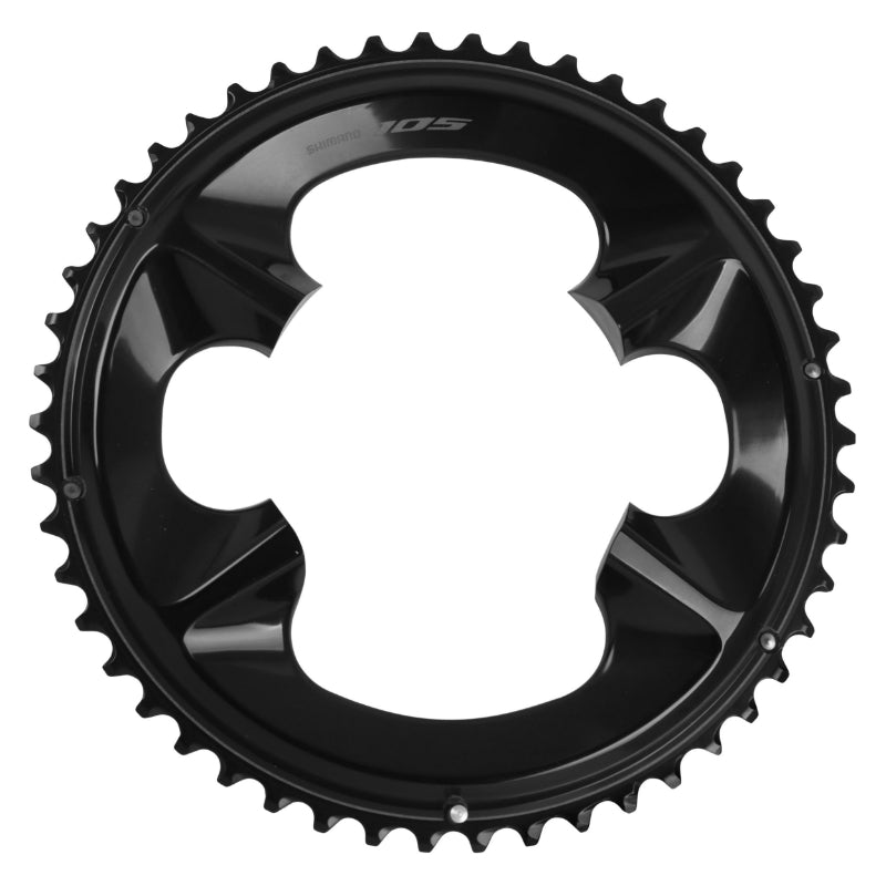 ROAD CHAINRING 4BRA D.110 FOR SHIMANO 105 R7100 ORIGINAL 50TTS EXTERIOR 12V. BLACK