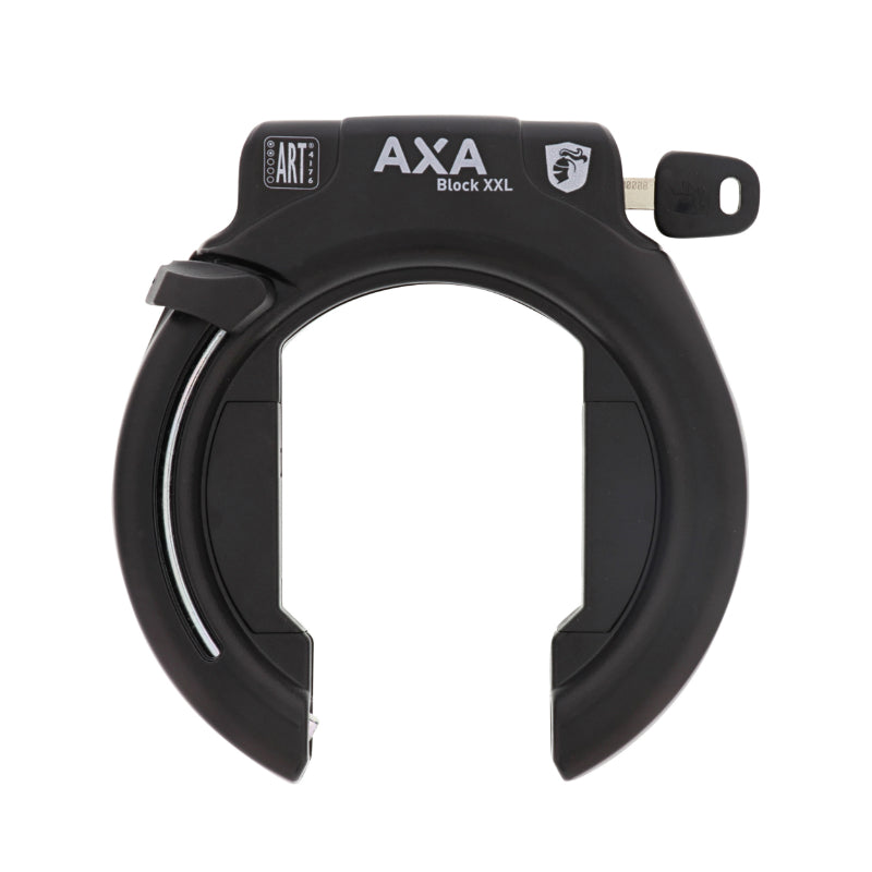 ANTIVOL VELO FER A CHEVAL AXA BLOCK XXL NOIR GRANDE OUVERTURE 58mm NOIR (SANS FIXATION)  - SECURITE NIVEAU 12-15