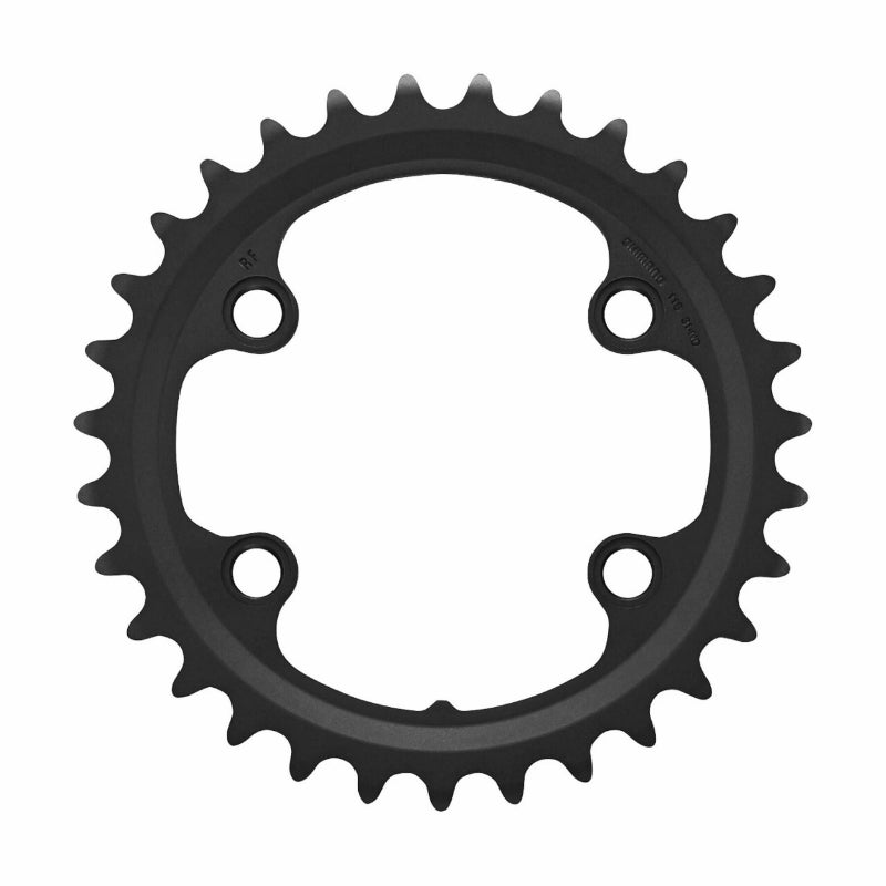 GRAVEL CHAINRING 4BRA D.110 FOR SHIMANO GRX DOUBLE RX810 ORIGINAL 31T INTERIOR 11V. BLACK