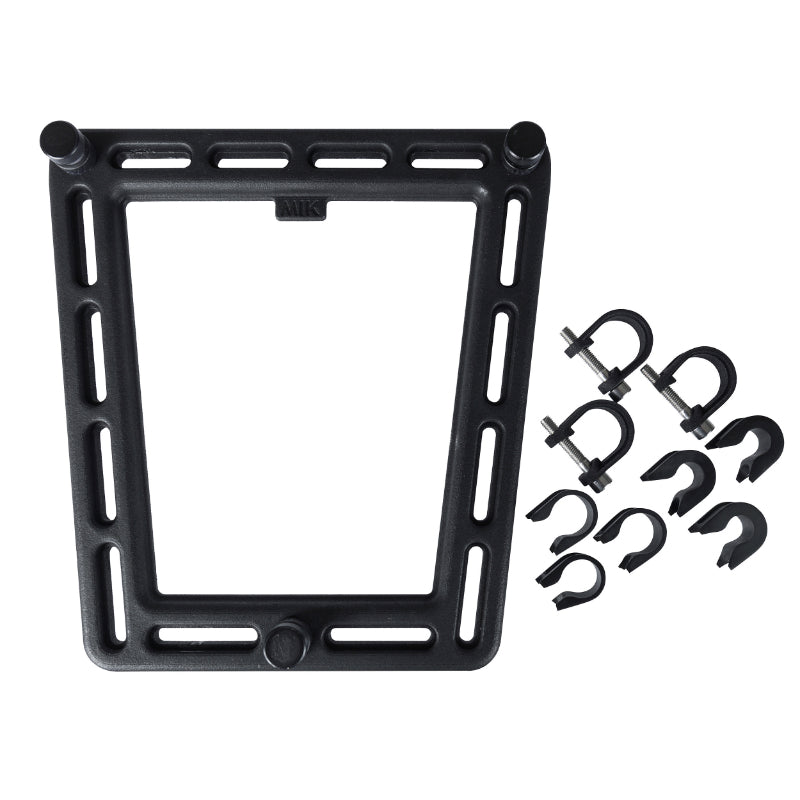 PLATINE NOIR POUR FIXATION DU SYSTEME MIK STUDS - S'ADAPTE SUR LES PORTE BAGAGE STANDARD (SUPPORT AVEC KIT ADAPTATION)