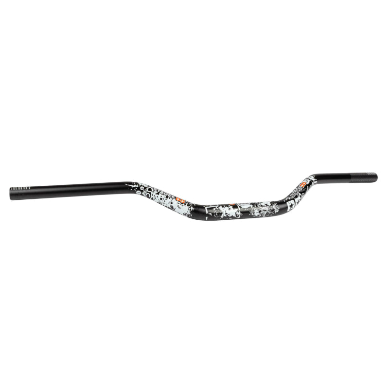 GUIDON 50 A BOITE STAGE 6 CROSS ALU FATBAR DESIGN DIAM 28,6mm NOIR