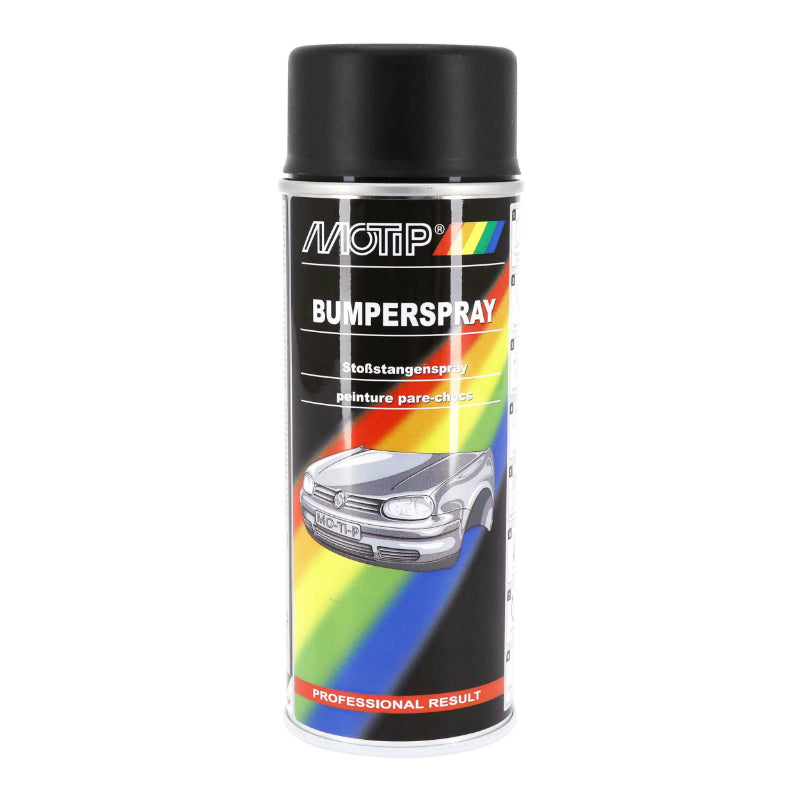 MOTIP BUMPERSPRAY ZWART KUNSTSTOF SPUITVERF 400 ml (04073)