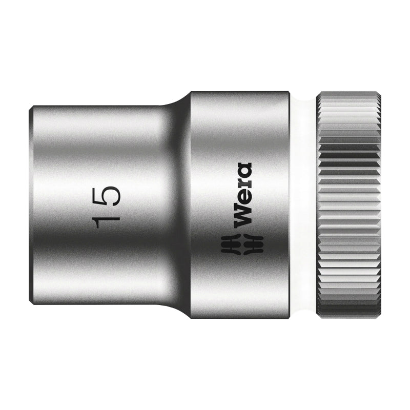 WERA 8790 HMC ZYKLOP 1-2 DIAM 15 mm SOCKET (SOLD INDIVIDUALLY) -GERMAN BRAND FOR WORKSHOPS-