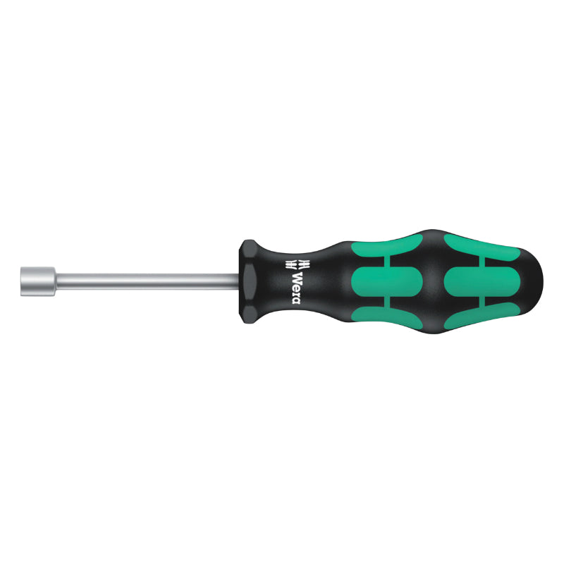 TOURNEVIS A DOUILLE WERA 395 HOLO 13 mm NOIR-VERT (VENDU A L'UNITE)  -MARQUE ALLEMANDE POUR LES ATELIERS-