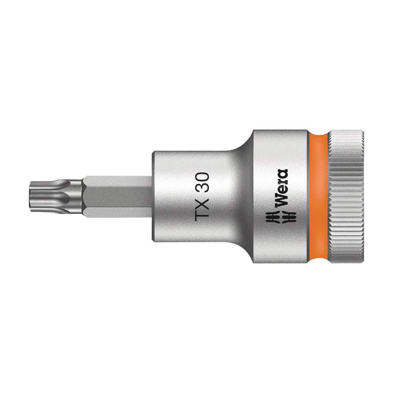 DOUILLE TORX WERA 8767 HF ZYKLOP 1-2 DIAM 30 mm LONGUEUR 60 mm (VENDU A L'UNITE)  -MARQUE ALLEMANDE POUR LES ATELIERS-