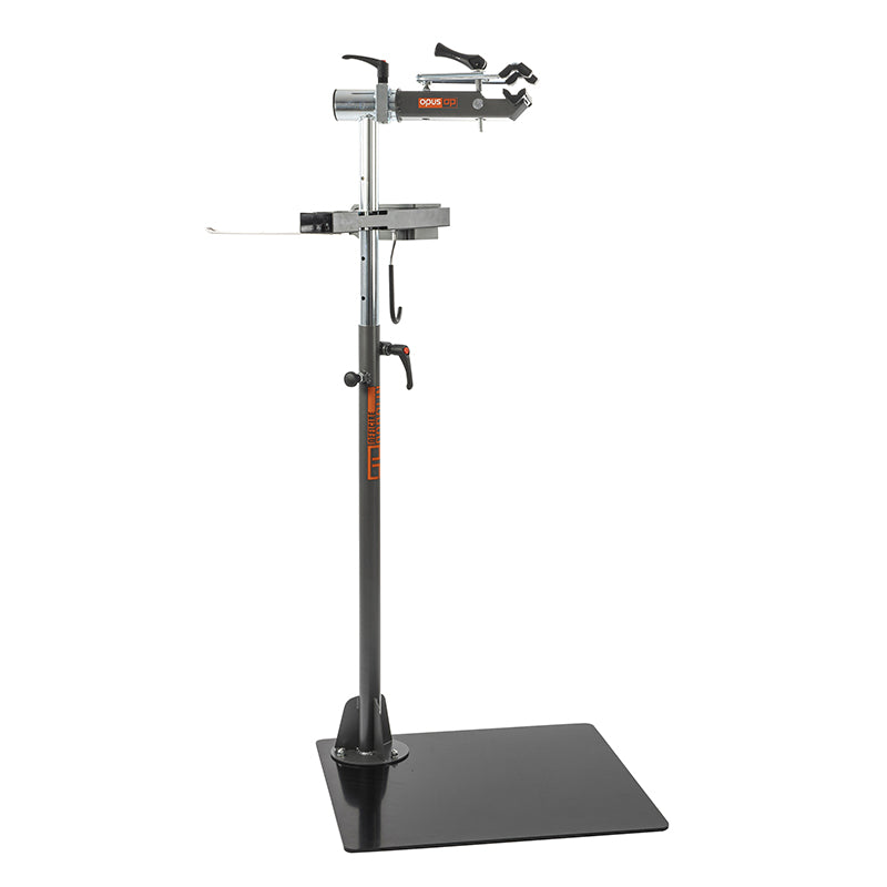 PIED D'ATELIER DE REPARATION VELO PROFESSIONNEL GIST OPUS WORK SUPPORTE 50KGS - AVEC PLAQUE METAL