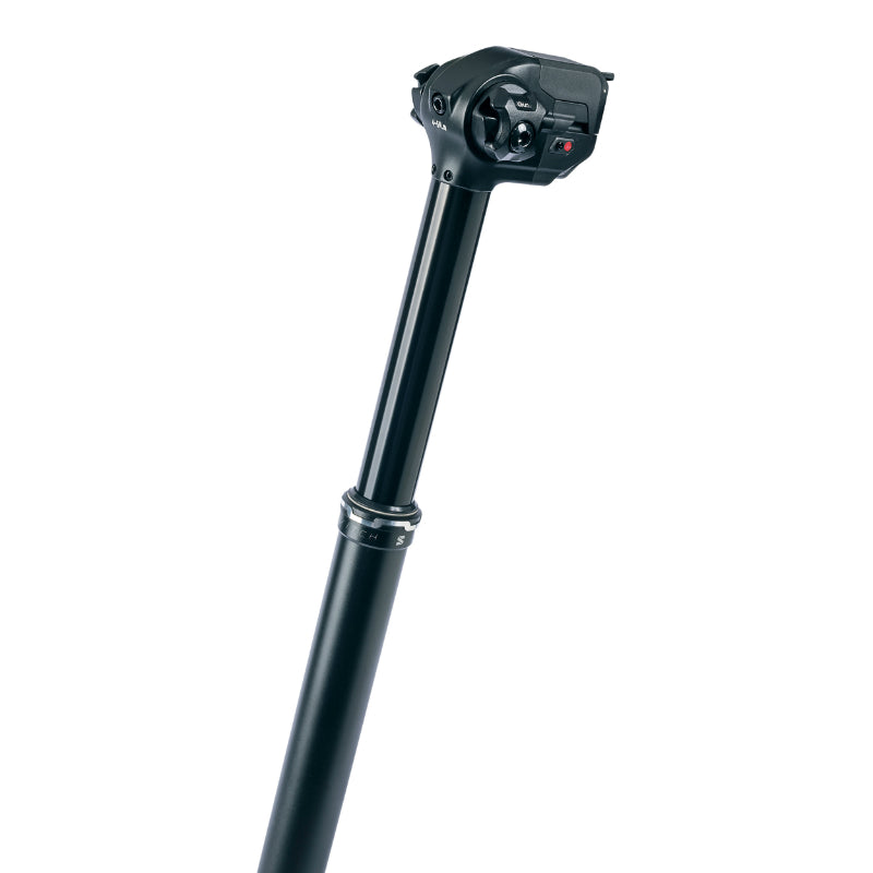 SWITCH WRLS ALU BLACK TELESCOPIC MTB SEAT POST DIAM. 30.9mm L395mm (INTEGRATED BATTERY 0-125mm) WIRELESS HANDLEBAR MOUNT