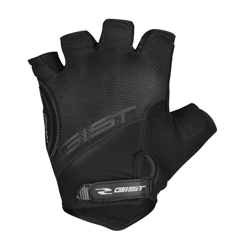 GANTS VELO COURT GIST D-GRIP GEL ETE NOIR  M (PAIRE SUR CARTE) AVEC VELCRO  -5511