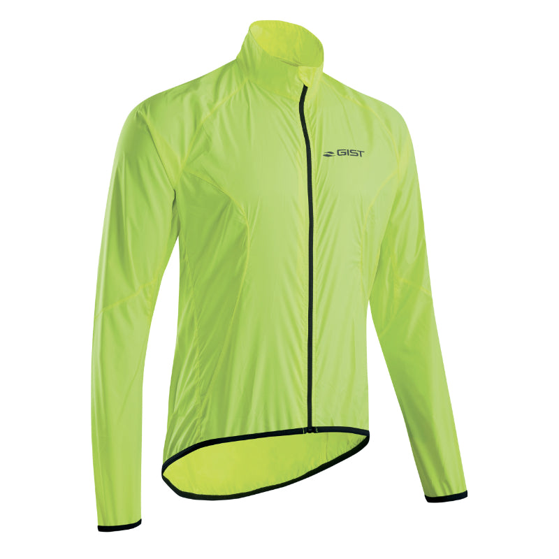 VESTE COUPE VENT ADULTE GIST GIUBBINO JAUNE FLUO  M  -5255