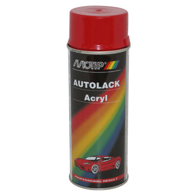 MOTIP PRO ACRYL SPUITVERF GLANZEND FERRARI ROOD AEROSOL 400 ml (41750)