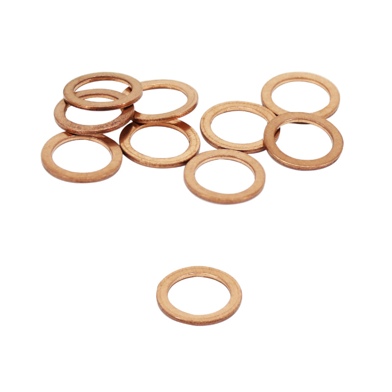 RONDELLE-JOINT DE VIDANGE ARTEIN COPPER WASHERS CUIVRE PLAT DIAM 14 x 20 x 1,50 mm  (BLISTER 10 PIECES)  -PRO SERIES-