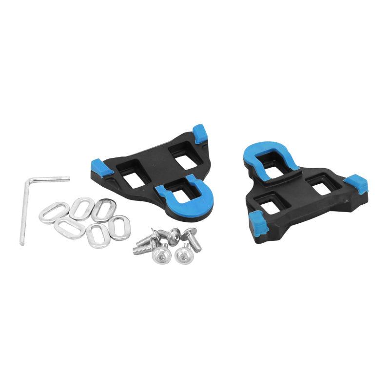 P2R PEDAL CLEAT COMPATIBLE SHIMANO ROAD SPD-SL MOBILE 2° BLACK-BLUE (PAIR)