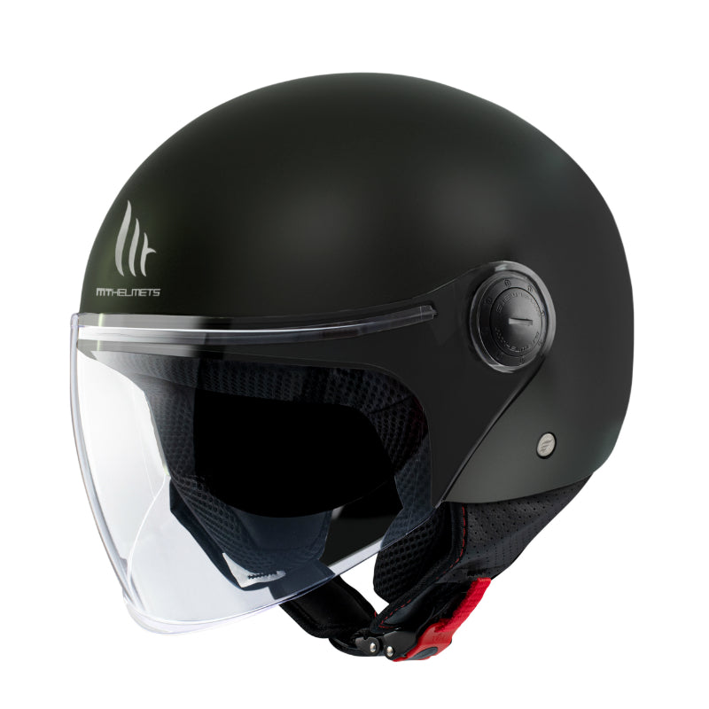 CASQUE JET MT STREET UNI NOIR MAT   S (ECE 22.06)