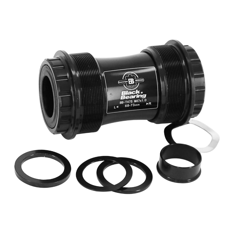 INTEGRATED CUP THREADED HOUSING ROAD-MTB BLACKBEARING UPPER BEARING B5 DIAM 47mm (BOX OF 68-73mm) ENGLISH - BSC - 1.37x24 AXLE 24mm AND 24-22mm (GXP ADAPTER)