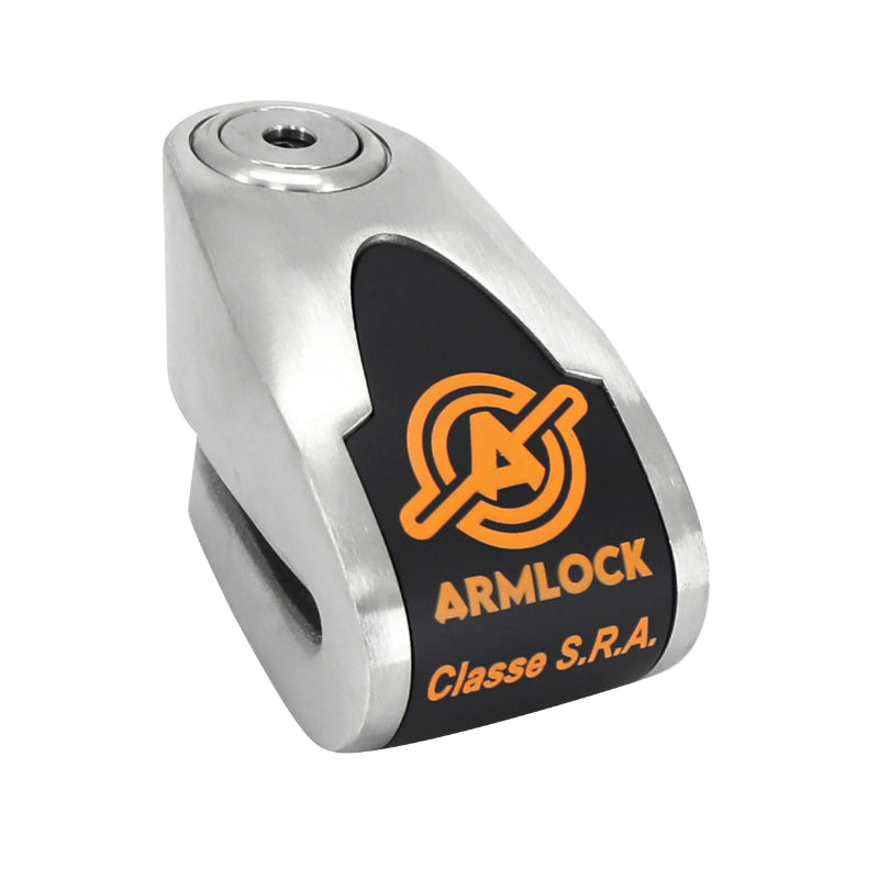 ARMLOCK CK9 RVS SCHIJFSLOT MET HOORBAAR ALARM DIAM 10mm 120 Db (SRA KLASSE) (10 jaar GARANTIE)