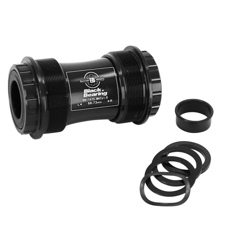 GEÏNTEGREERDE CUP HUIS MET SCHROEFDRAAD WEG-MTB BLACKBEARING BOVENSTE LAGER B5 DIAM 47mm (86-92mm DOOS) ENGELS - BSC - 1.37x24 AXLE 24mm EN 24-22mm (GXP ADAPTER)