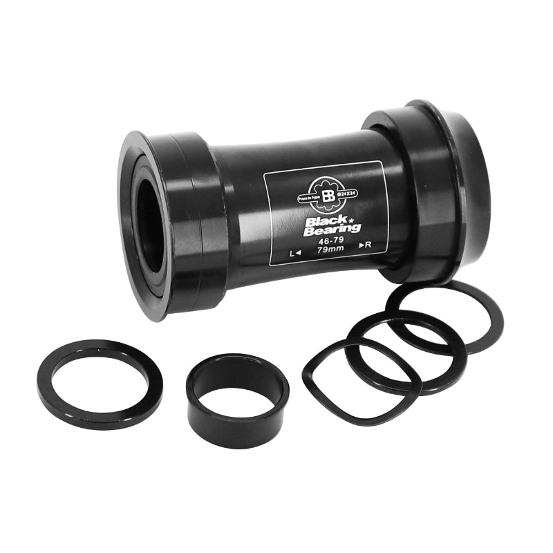 INTEGRATED CUP BLACKBEARING MTB-ROAD LOCK-IN CASE B5 UPPER BEARING 79mm BOX DIAM 46 AXLE 24mm AND 24-22mm (GXP ADAPTER)