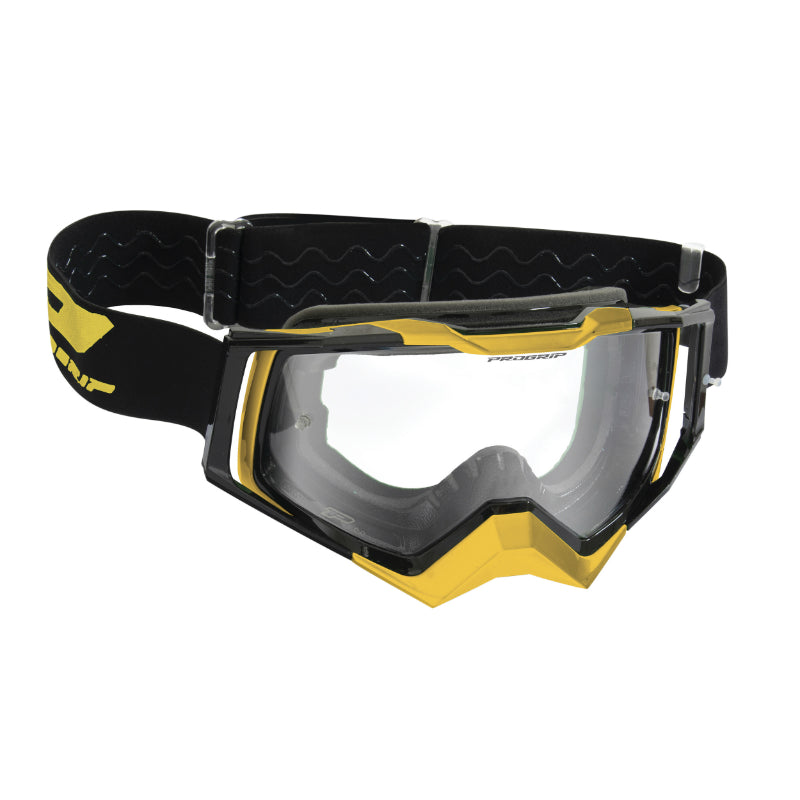 CROSS PROGRIP 3309 TR RAPID Goggles-Mask GREY-GOLD-BLACK TRANSPARENT ANTI-SCRATCH-ANTI UV-ANTI-FOG SCREEN (CE-EN-NO. AC-96025 REV.2 APPROVED)