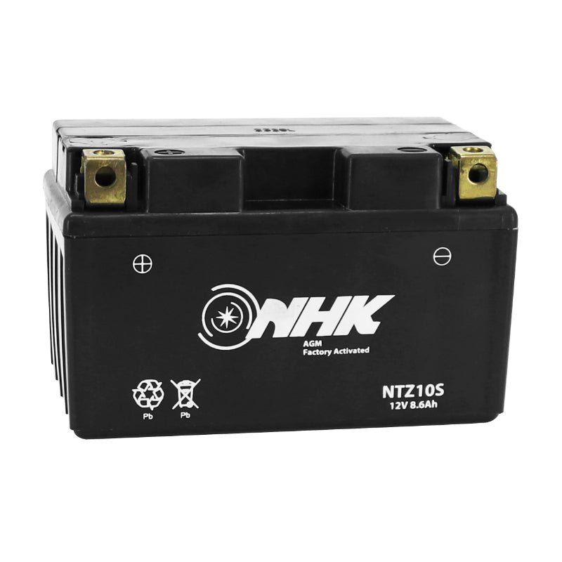 12V 8.6Ah NTZ10S NHK FA MAINTENANCE-FREE READY-TO-USE BATTERY (Lg150xW87xH93mm) (FACTORY ACTIVATED - PREMIUM QUALITY - EQUIVALENT YTZ10S - SLA - GEL)