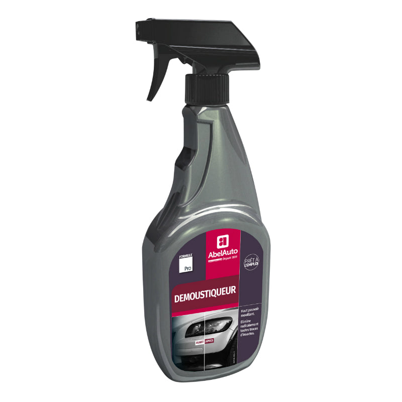 NETTOYANT DEMOUSTIQUEUR ABEL AUTO 750ml (MARQUE FRANCAISE)  -GAMME PROFESSIONNELLE -