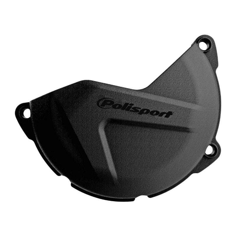 CLUTCH COVER PROTECTION YAMAHA 450 YZ F 2011+2022, 450 YZ FX 2016+2023 BLACK -POLISPORT-