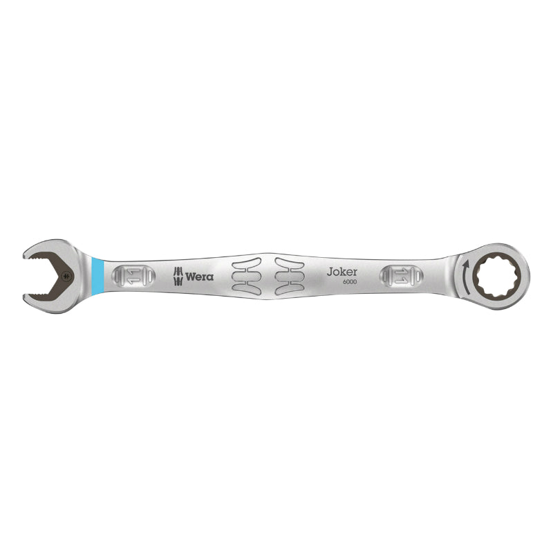 WERA 6000 JOKER 11 mm RATCHET COMBINATION WRENCH (WITH RETAINING FUNCTION) CHROME MOLY (SOLD INDIVIDUALLY) -GERMAN BRAND FOR WORKSHOPS-