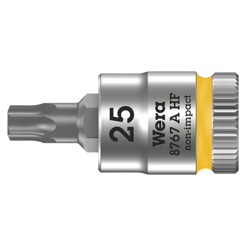 TORX SOCKET WERA 8767 A ZYKLOP 1-4 DIAM 25 mm LENGTH 28 mm (SOLD INDIVIDUALLY) -GERMAN BRAND FOR WORKSHOPS-