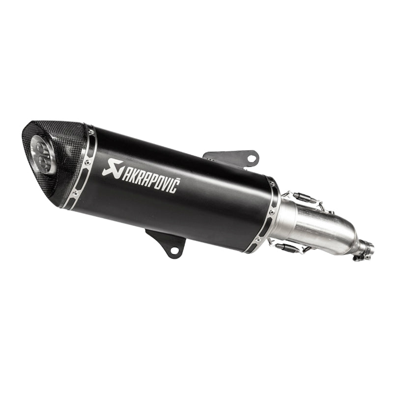 POT MAXISCOOTER AKRAPOVIC POUR HONDA 350 FORZA 2021+ (SILENCIEUX SEUL BLACK) (S-H3SO8-HRSSBL) (HOMOLOGUE CE)