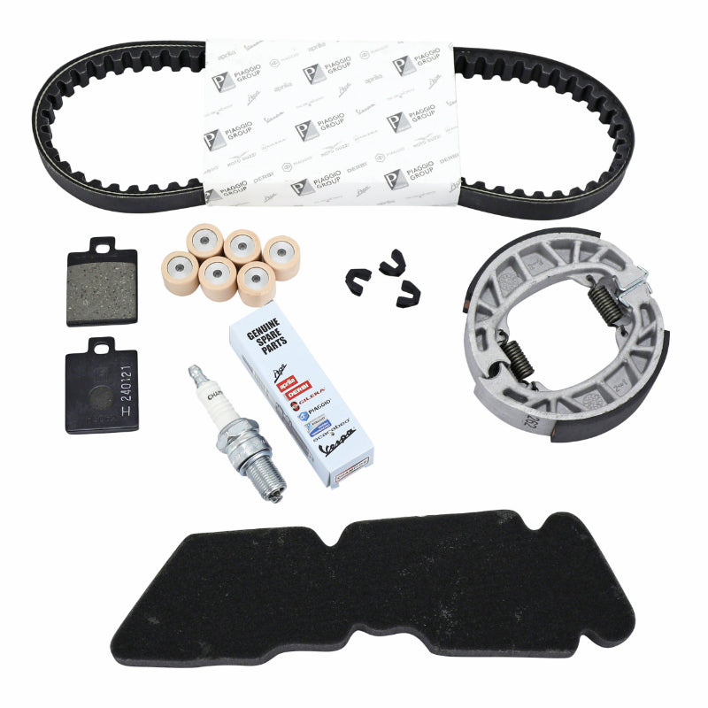 KIT ENTRETIEN SCOOT ORIGINE PIAGGIO VESPA LX 50 2T 2009+2013 -1R000581-