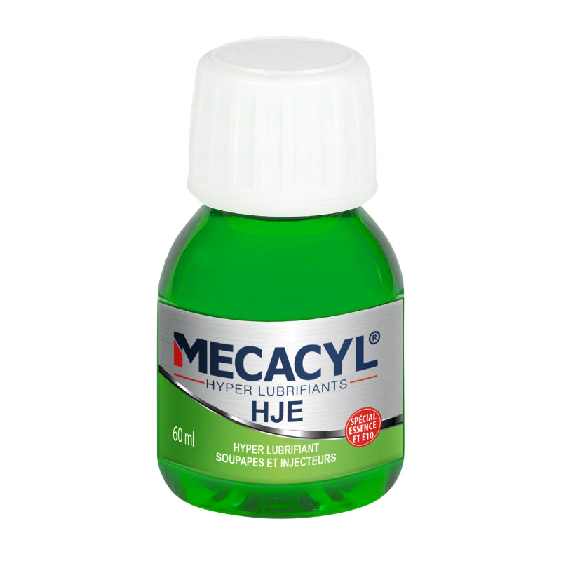 ADDITIF INJECTEUR MOTO MECACYL HJE HYPER LUBRIFIANT MOTEUR ESSENCE 60 ml (VENDU A L'UNITE)