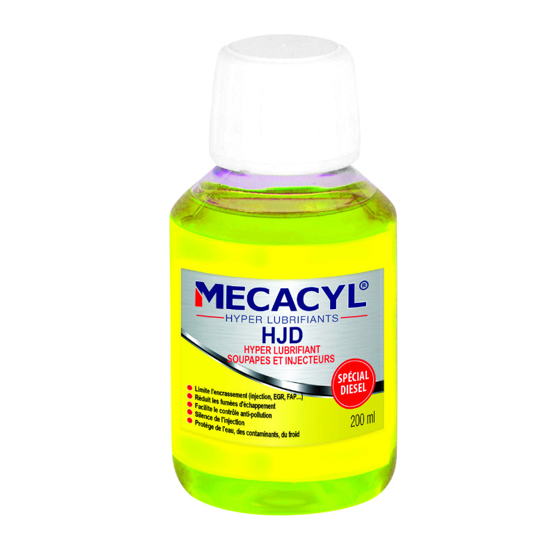 ADDITIF INJECTEUR AUTO MECACYL HJD HYPER LUBRIFIANT MOTEUR DIESEL 200 ml (VENDU A L'UNITE)