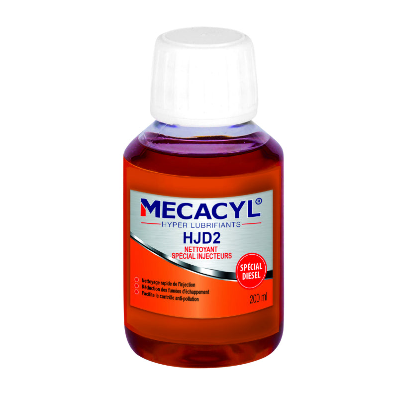 ADDITIF NETTOYANT INJECTEUR AUTO MECACYL HJD2 HYPER LUBRIFIANT MOTEUR DIESEL 200 ml (VENDU A L'UNITE)