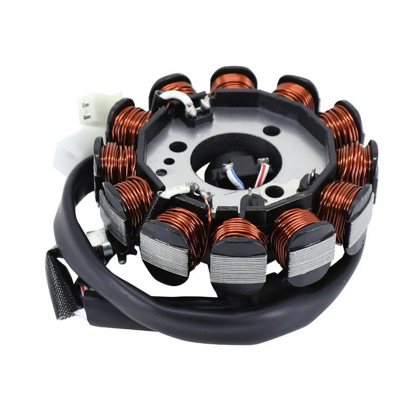 STATOR ALLUMAGE SCOOT ADAPTABLE MBK 50 BOOSTER X 2007+2009, OVETTO 2009+2017, NITRO 2014+2017 4T-YAMAHA 50 GIGGLE 2007+2009, NEO'S 2014+2017, AEROX 2014+2017 4T (12 POLES) (OEM: 3B3-H1410-00)  -P2R-