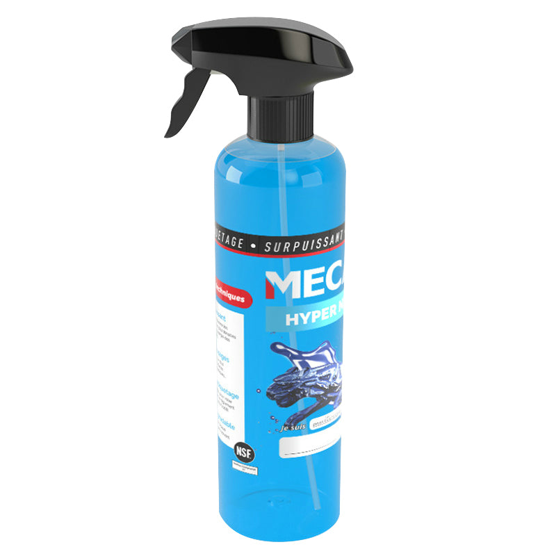 PROFESSIONELE REINIGER-ONTVETTER MECACYL HN HYPER MULTIFUNCTIONELE REINIGER ECOLOGISCHE EN BIOLOGISCH AFBREEKBARE SPRAY 500 ml (VERKOCHT PER EENHEID)