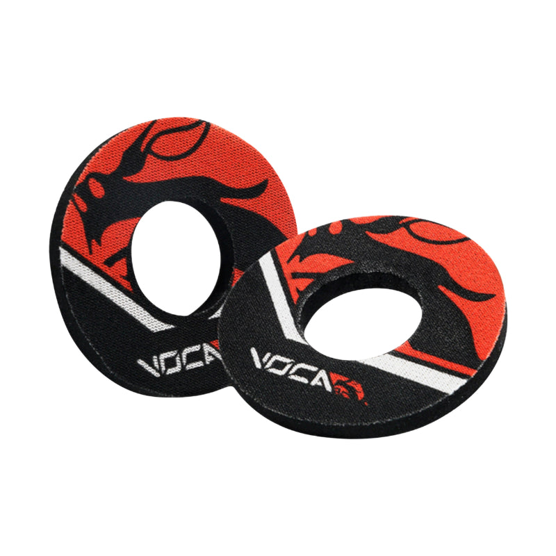 VOCA MOTO OFF ROAD GRIP BEDEKKING DONUTS ZWART-ROOD