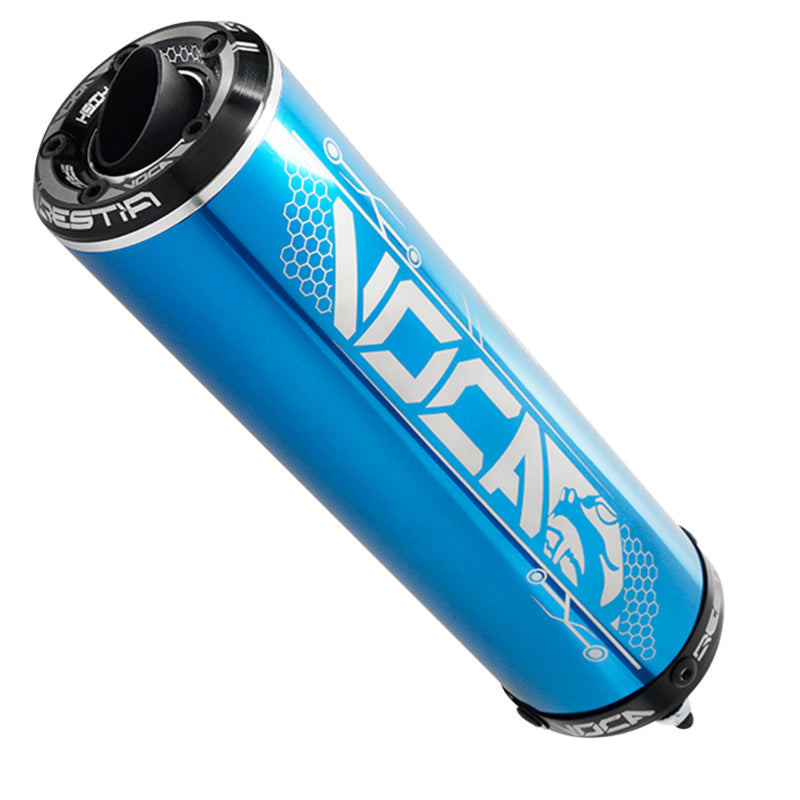 SILENCIEUX 50 A BOITE VOCA EVO BESTIA RD30350 BLEU POUR ROOKIE, CHROMED, SCR, MK, BARIKIT