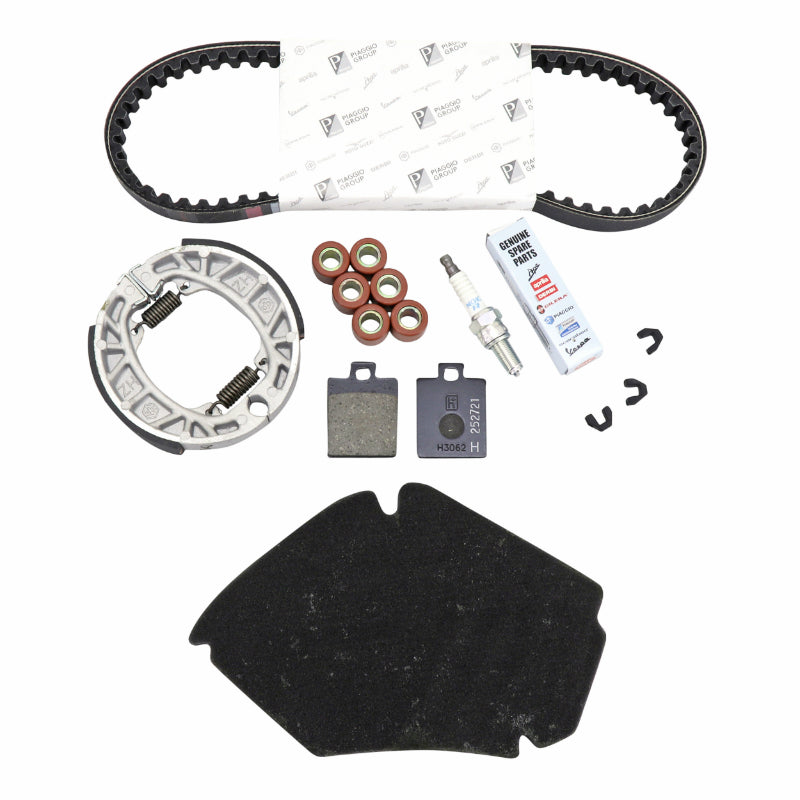 KIT ENTRETIEN SCOOT ORIGINE PIAGGIO 50 ZIP 4T 25KMH E2 2006+2016 -1R000559-