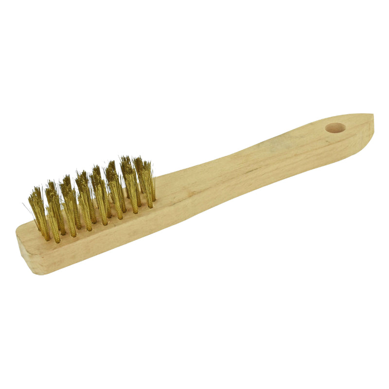 BROSSE A BOUGIE TIVOLY PROFESSIONNEL AVEC MANCHE EN BOIS GARNITURE LAITON