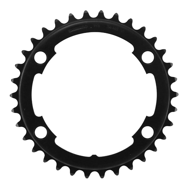 ROAD CHAINRING 4BRA D.110 FOR SHIMANO RS510 ORIGINAL 34T INTERNAL 11V. BLACK