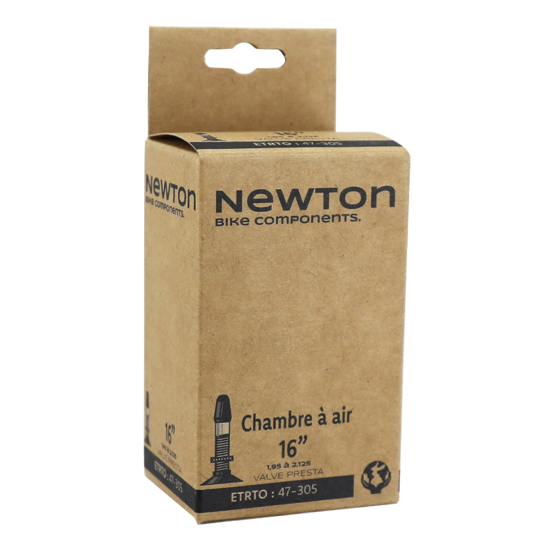 CHAMBRE A AIR VELO 16 x 1.95-2.125 NEWTON VALVE PRESTA