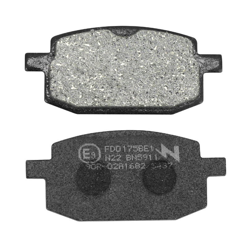 NEWFREN BRAKE PADS FOR PEUGEOT 50 V-CLIC AV - PGO 50 BIG MAX 1994+2002 AV - MBK 100 BOOSTER 1999+2001 AV - YAMAHA 100 BWS 1999+2001 AV (FD0175BE) (ELITE ORGANIC)